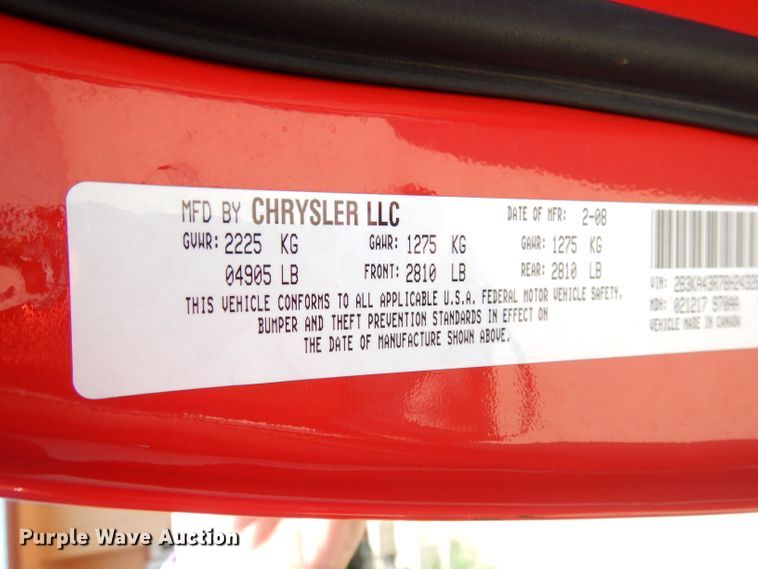 image for item DG0770 2008 Dodge Charger