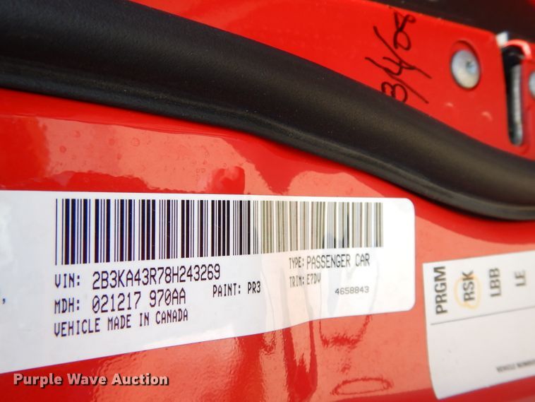 image for item DG0770 2008 Dodge Charger