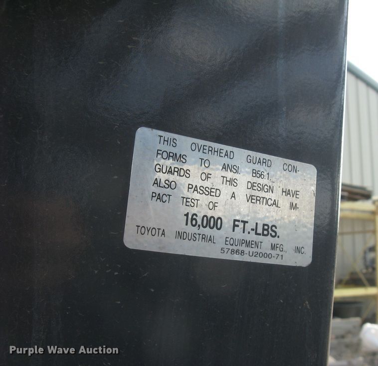 image for item DG5282 Toyota 7FGCU25  forklift