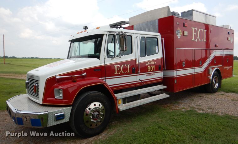 image for item DL0516 1994 Freightliner FL80  hazmat support truck