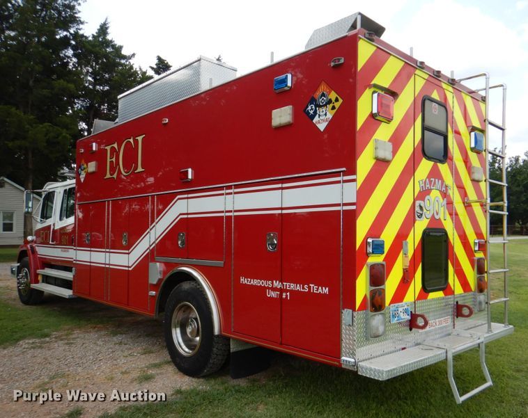 image for item DL0516 1994 Freightliner FL80  hazmat support truck