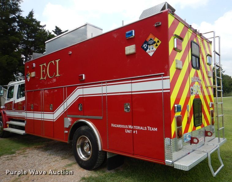 image for item DL0516 1994 Freightliner FL80  hazmat support truck