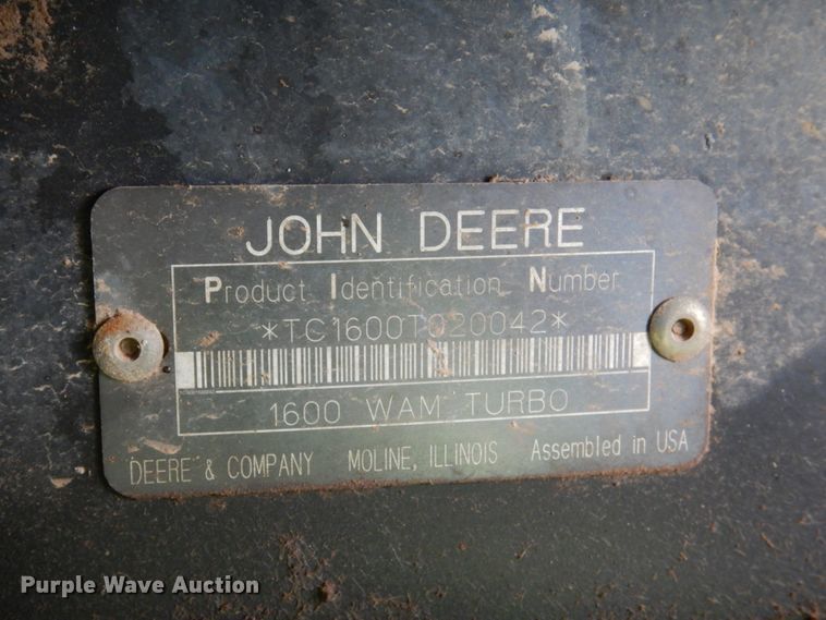 image for item DL0517 John Deere 1600 Turbo  lawn mower