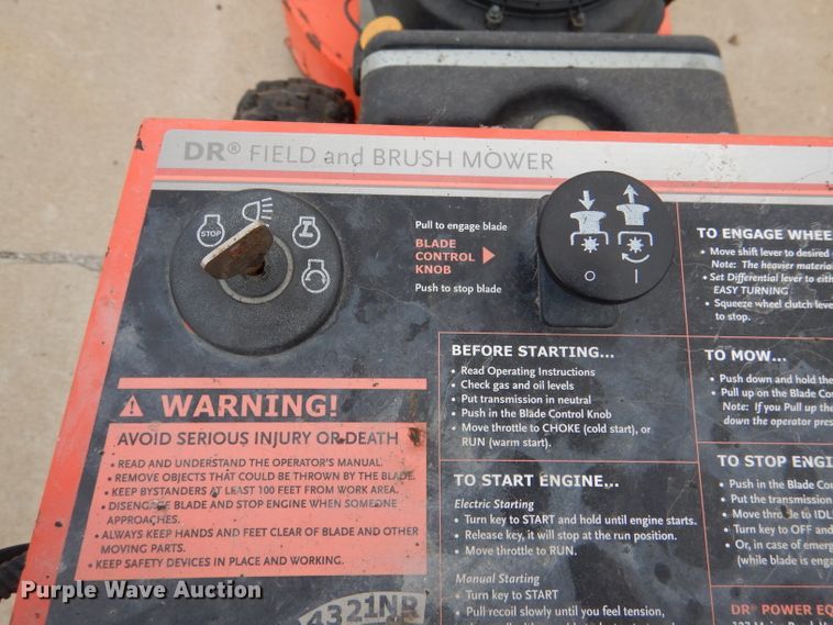 image for item DL3415 DR  brush mower