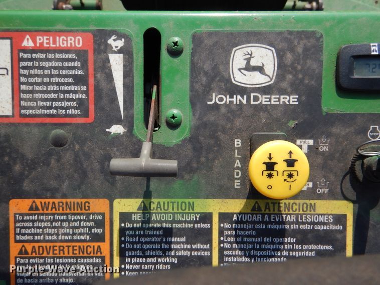 image for item DL3452 John Deere 661R  ZTR lawn mower