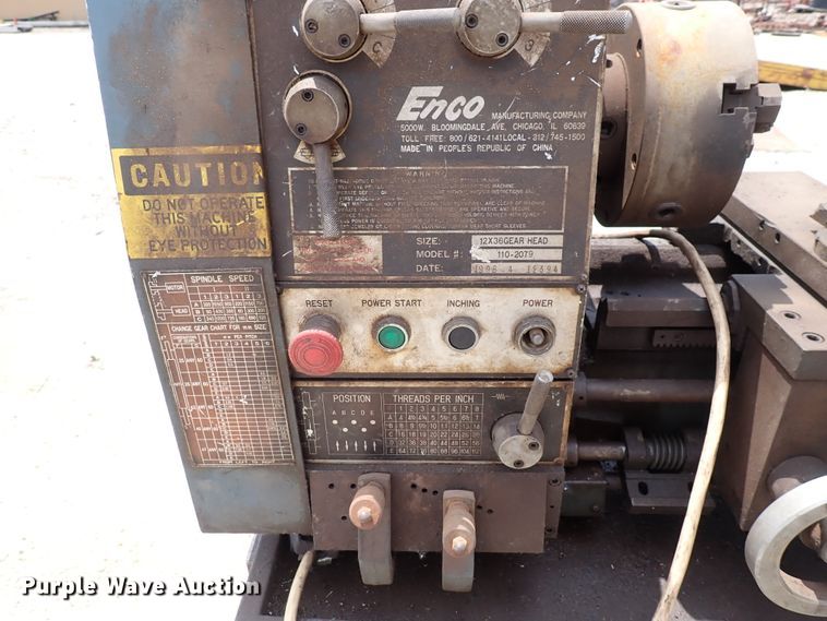 image for item DL7613 Enco 110-2079  lathe
