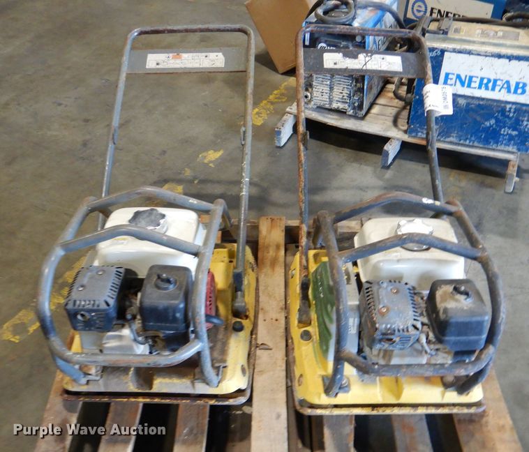 image for item DM0578 (2) Wacker Neuson WP1550AW plate compactors