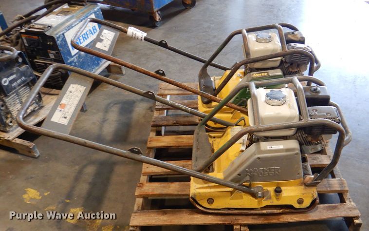 image for item DM0578 (2) Wacker Neuson WP1550AW plate compactors