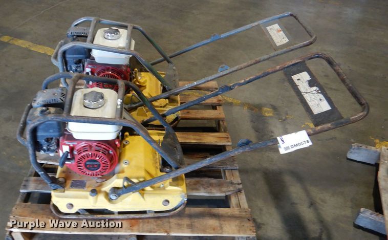 image for item DM0578 (2) Wacker Neuson WP1550AW plate compactors