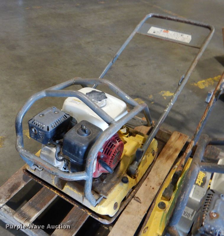 image for item DM0578 (2) Wacker Neuson WP1550AW plate compactors