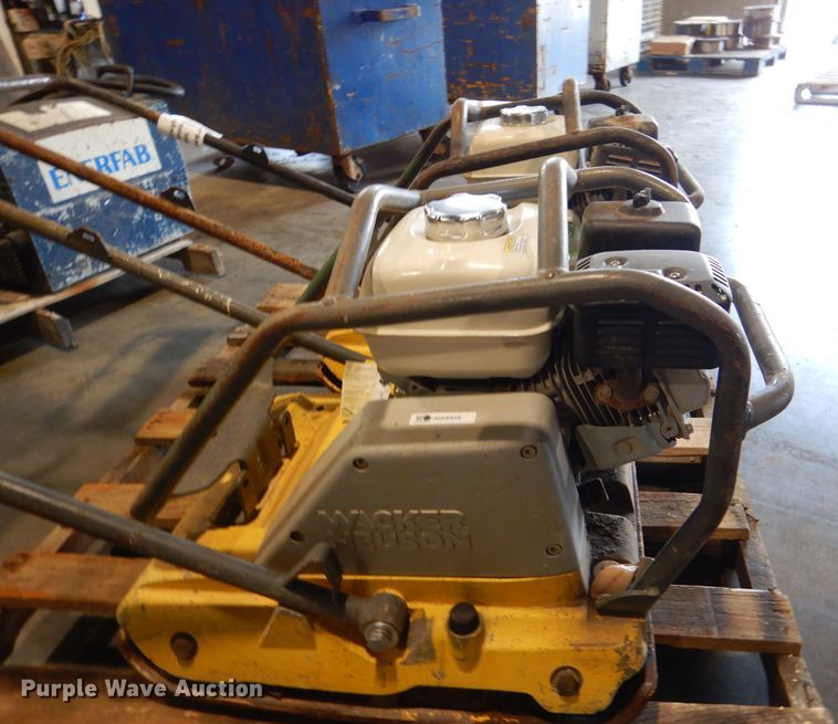 image for item DM0578 (2) Wacker Neuson WP1550AW plate compactors