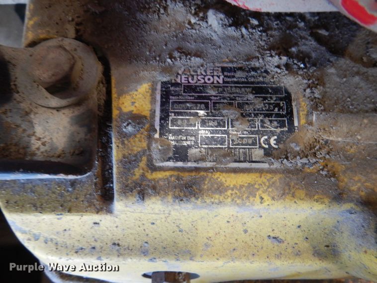 image for item DM0578 (2) Wacker Neuson WP1550AW plate compactors