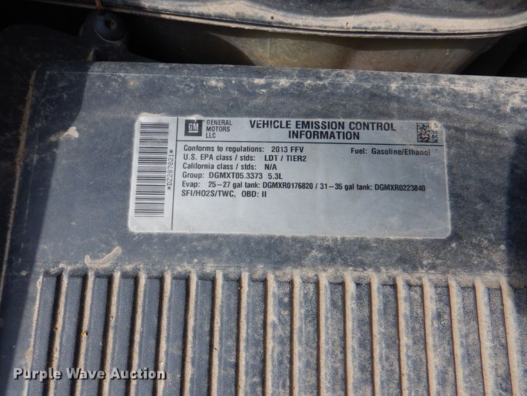 image for item DM3835 2013 Chevrolet Silverado 1500  Ext. Cab pickup truck