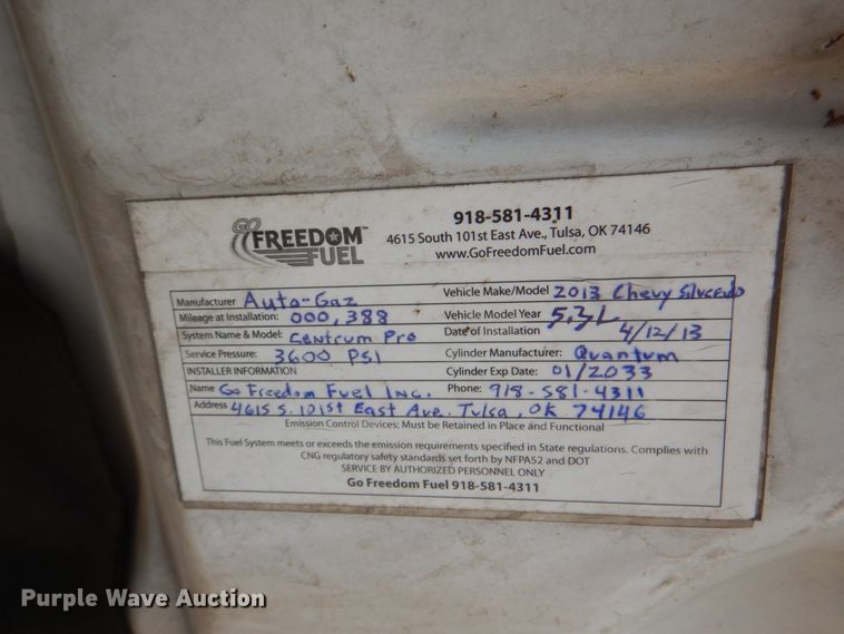 image for item DM3835 2013 Chevrolet Silverado 1500  Ext. Cab pickup truck