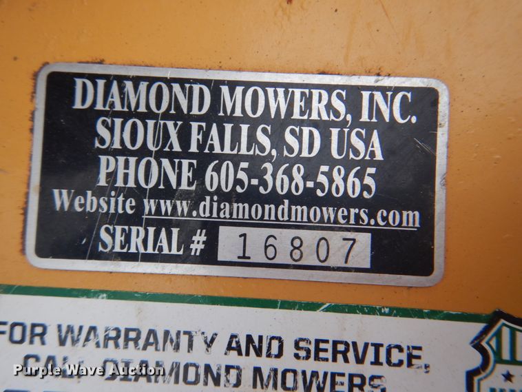 image for item DM3909 Diamond Mowers  5'4"W skid steer mulcher