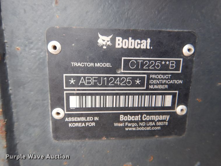 image for item DM6291 Bobcat CT225  MFWD tractor
