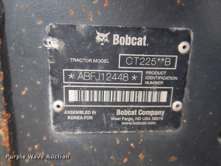 image for item DM6292 Bobcat CT225  MFWD tractor