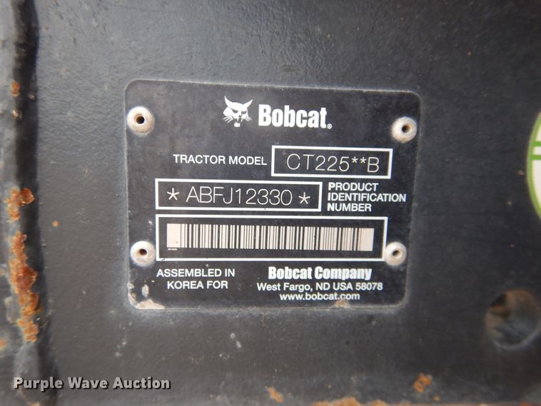 image for item DM6293 Bobcat CT225  MFWD tractor