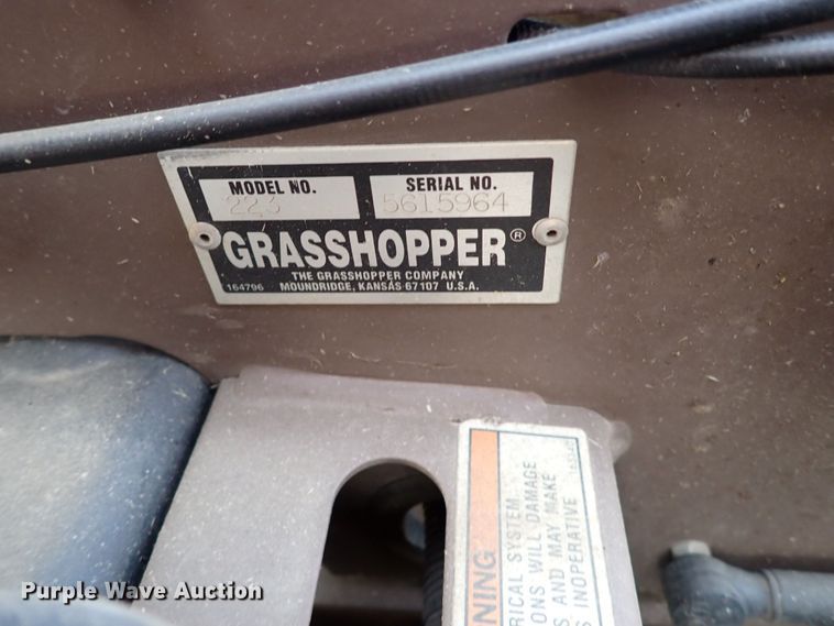 image for item DN1799 Grasshopper 223  ZTR lawn mower