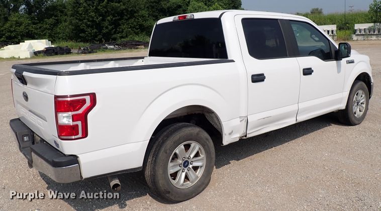 image for item DN1825 2018 Ford F150 XL  SuperCrew pickup truck