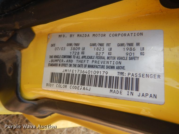 image for item FI9141 2004 Mazda RX-8