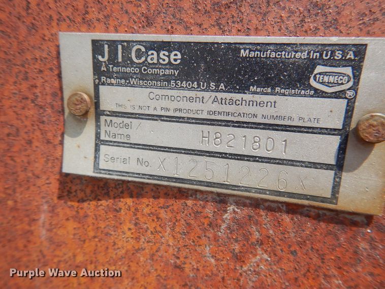 image for item FI9162 Case H821801 three point backhoe mount
