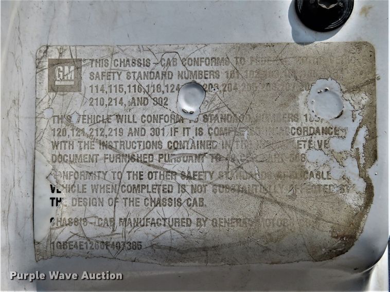 image for item FP9357 2006 Chevrolet C4500  utility / service truck