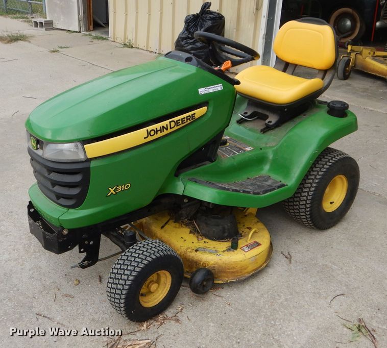image for item HF9241 John Deere X310  lawn mower