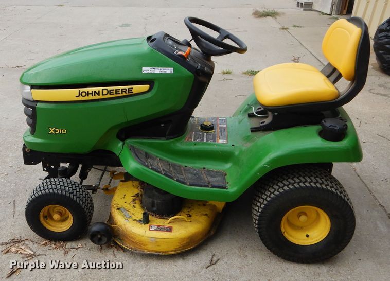 image for item HF9241 John Deere X310  lawn mower