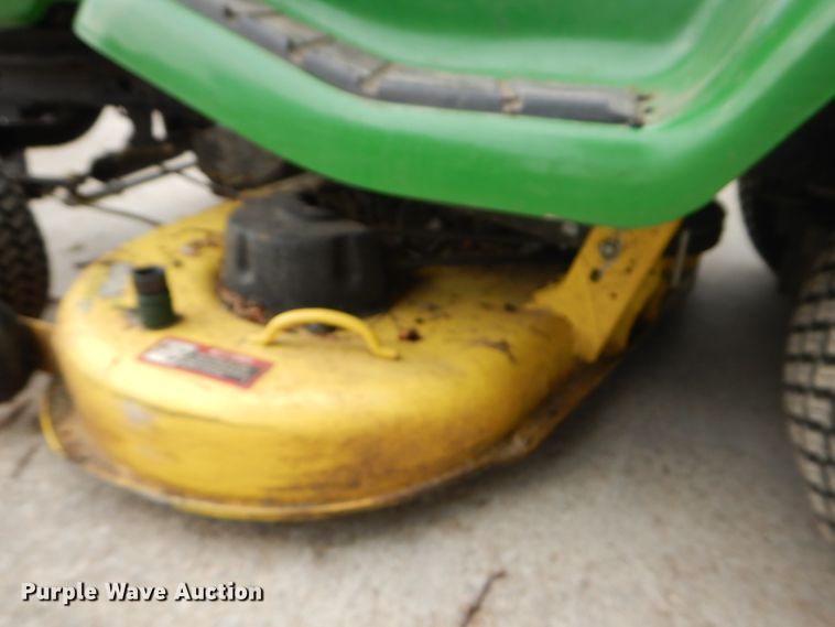 image for item HF9241 John Deere X310  lawn mower