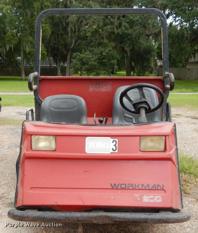 image for item HR9727 2002 Toro Workman 3200  utility vehicle