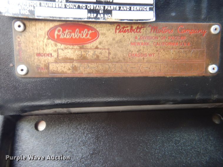 image for item HT9355 1990 Peterbilt 377  vacuum truck