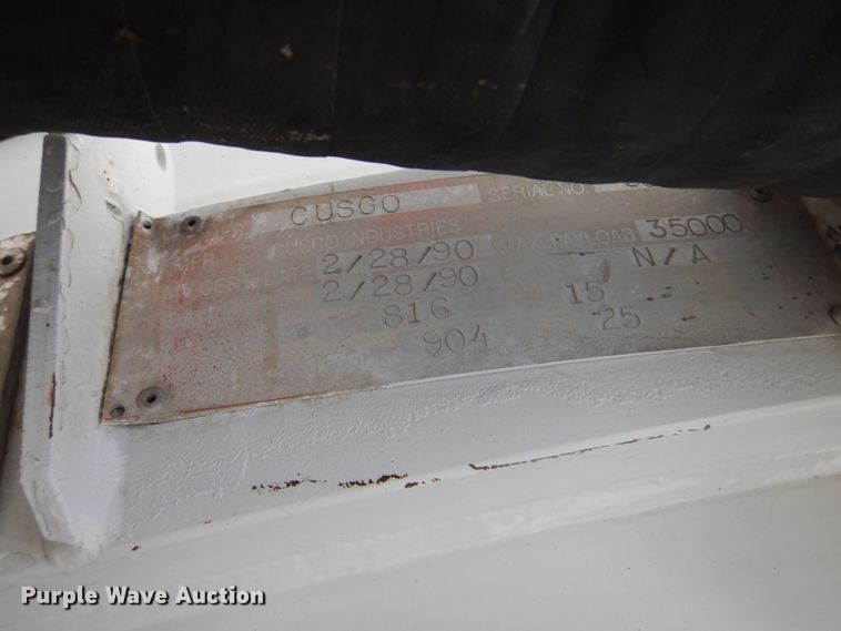 image for item HT9355 1990 Peterbilt 377  vacuum truck