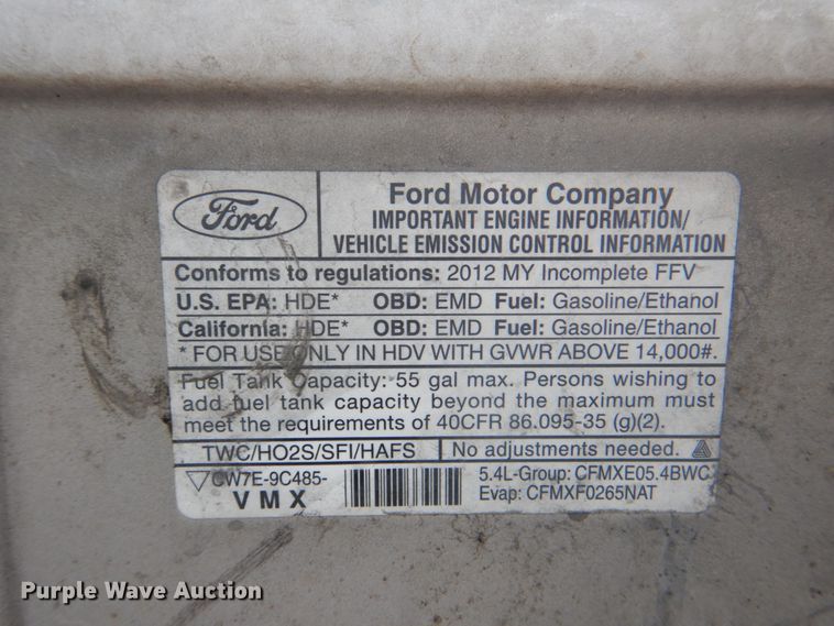 image for item HT9357 2012 Ford E450  utility van with sprayer