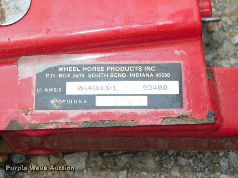 image for item HX9437 1991 Toro Wheel Horse 520H  lawn tractor
