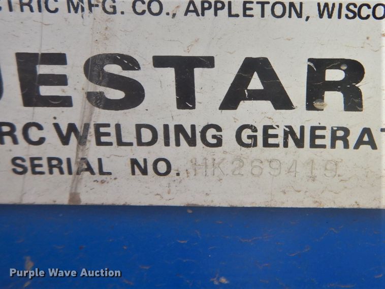 image for item IA9988 Miller Blue Star 2E  welder/generator