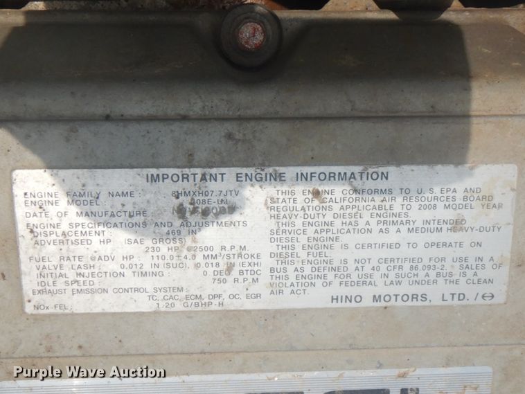 image for item IA9993 2009 Nissan UD3000  street sweeper truck