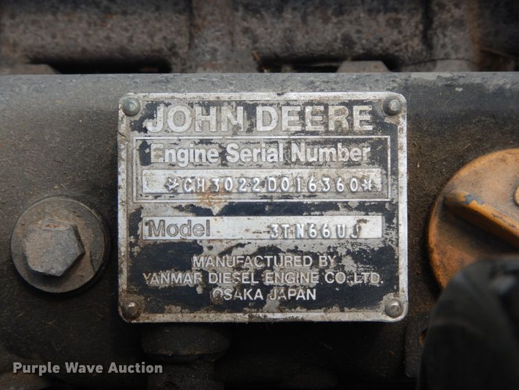 image for item II9657 John Deere 332  lawn mower