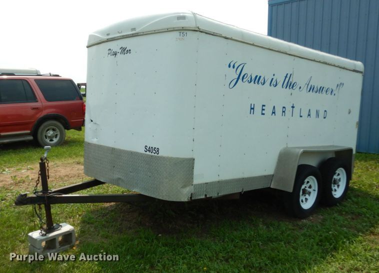 image for item II9658 2003 Play Mor  enclosed cargo trailer