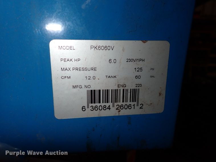 image for item IJ9793 Puma PK6060V  air compressor