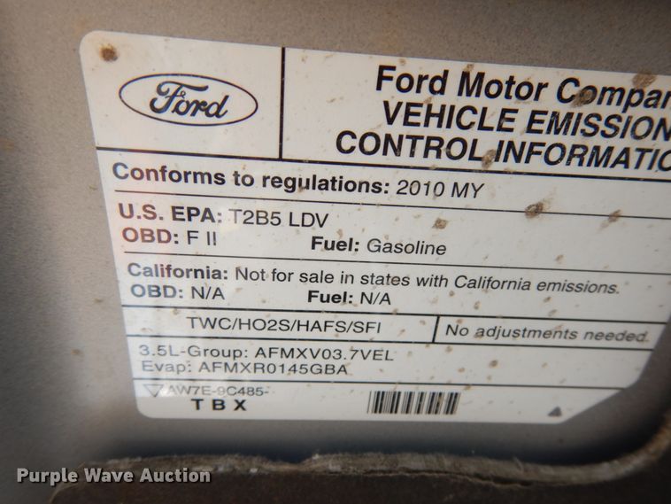 image for item IL9901 2010 Ford Taurus SEL