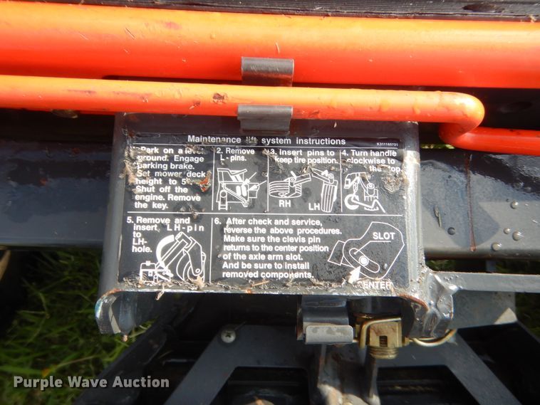 image for item IN9523 Kubota ZD18F  ZTR lawn mower