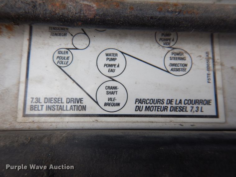 image for item IN9755 1997 Ford F450 Super Duty  flatbed truck