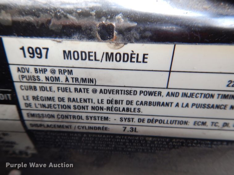 image for item IN9755 1997 Ford F450 Super Duty  flatbed truck