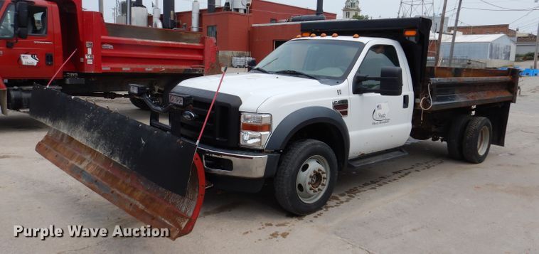 image for item IN9779 2008 Ford F550 Super Duty XL  dump flatbed truck