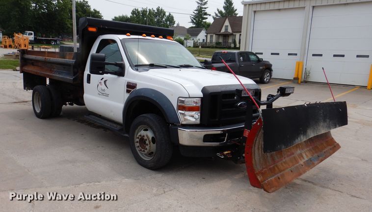 image for item IN9779 2008 Ford F550 Super Duty XL  dump flatbed truck