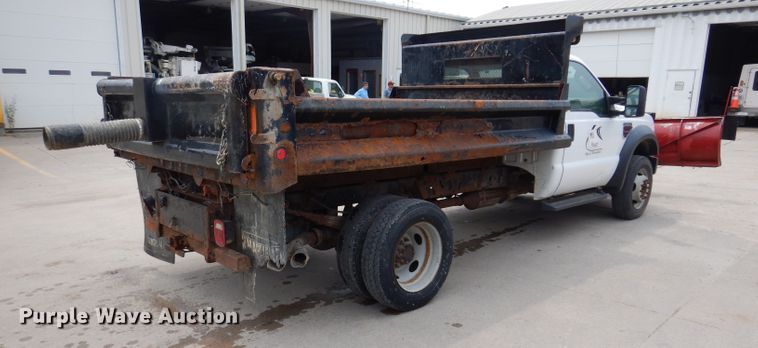 image for item IN9779 2008 Ford F550 Super Duty XL  dump flatbed truck