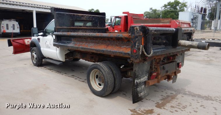 image for item IN9779 2008 Ford F550 Super Duty XL  dump flatbed truck