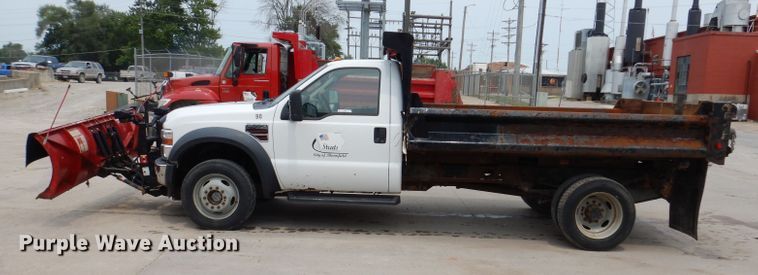 image for item IN9779 2008 Ford F550 Super Duty XL  dump flatbed truck