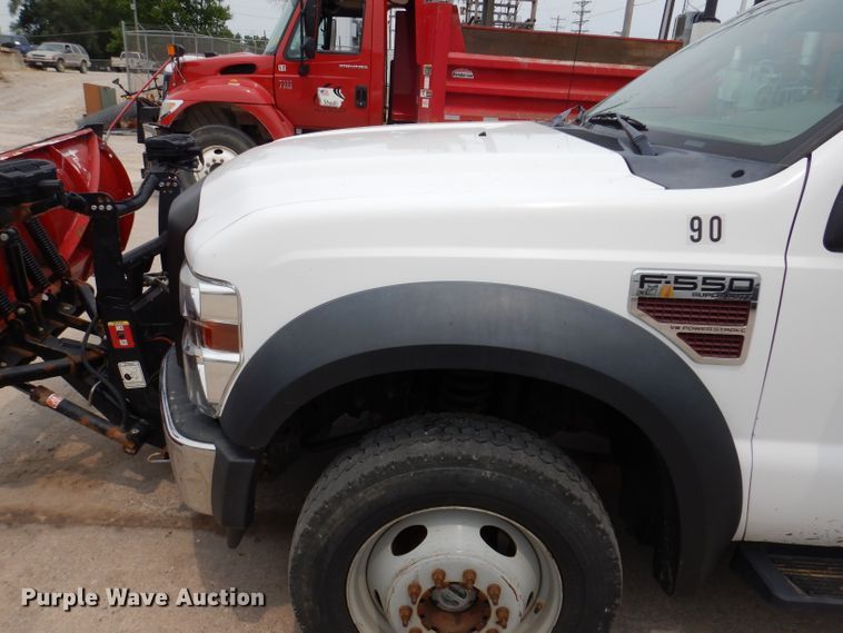 image for item IN9779 2008 Ford F550 Super Duty XL  dump flatbed truck